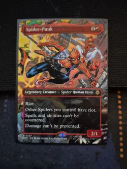 MTG - Spider-Punk (0207) - Borderless Non-foil - Marvel's Spider-Man - Image 1