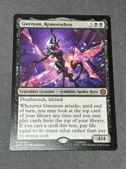 Gwenom, Remorseless 0056 MtG Marvel's Spider-Man Regular - Image 1