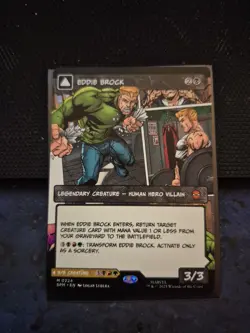 Eddie Brock (0224) (Borderless) NM - Marvel's Spider-Man - MTG - Image 1
