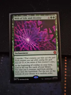 MTG Web of Life and Destiny (FOIL) - Marvel's Spider-Man M 0122 - Image 1