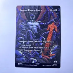 MTG Venom, King in Black Full Art English MAR - Image 1