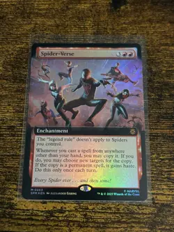 MTG Spider-Verse 0263 Foil (Extended Art) M Marvel's Spider-Man NM SPM - Image 1