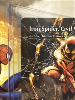Iron Spider, Civil Warrior Borderless 0039 - Marvel's Spider-Man MTG NM - Image 5