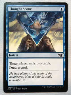 MTG Double Masters 2022 Thought Scour 65 NM/M - Image 1