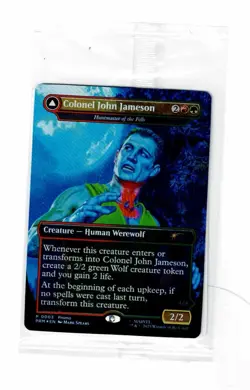 Marvel Legends Spider-Man Magic The Gathering Card MAN-WOLF JOHN JAMESON MTG NEW - Image 1