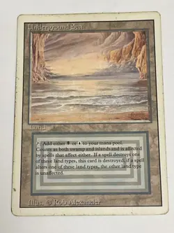 MTG Underground Sea Revised Edition Dual Land 1994 Wizards of the Coast Used F/S - Image 1