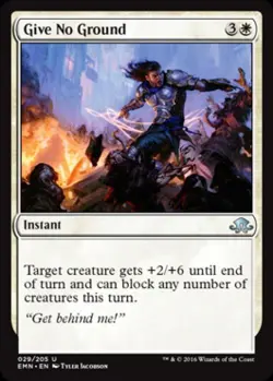 Give No Ground -Foil Light Play MTG Eldritch Moon - Image 1