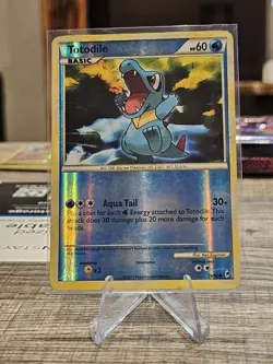 2011 Pokemon, Call of Legends, #74/95 Totodile, Reverse Holo Common - Image 1