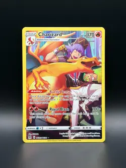 Pokemon TCG Charizard TG03/TG30 Swsh11: Lost Origin Trainer Gallery Holo Rare - Image 1