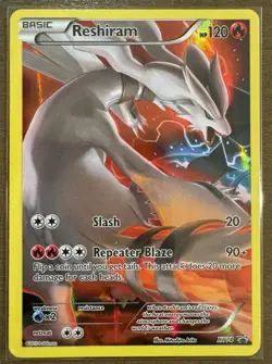 Reshiram Full Art Promo XY74 Pokemon Black Star Promo English Holo NM - Image 1