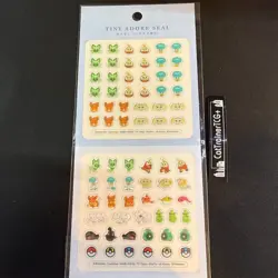 Tiny Adore Paldea Sticker Sheet Sprigatito Quaxly Fuecoco Pokemon Center Japan - Image 1