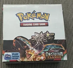 POKEMON OBSIDIAN FLAMES OPEN BOOSTER BOX & OPEN PACKS NO CARDS - Image 1