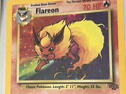 Pokemon TCG Flareon 3/64 Jungle Set Holo Rare WOTC 1999 Vintage Card - Image 5