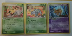Pokemon Cards Ex Deoxys Ninjask & Nincada & Shedinja Reverse Holo Stamped - Image 1