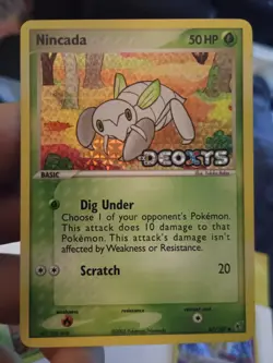 Pokemon Cards Ex Deoxys Ninjask & Nincada & Shedinja Reverse Holo Stamped - Image 4