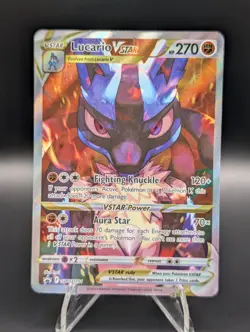 Pokemon TCG Lucario VSTAR SWSH291 Sword & Shield Promo Holo Card - Image 1