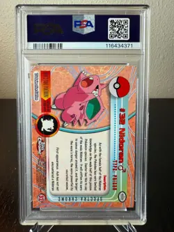Pokemon 2000 Topps Chrome Nidoran Spectra PSA 6 Excellent-Mint #32 - Image 2