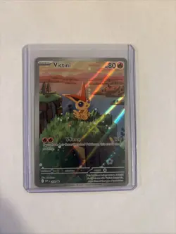 Victini IR 208 Sv: Black Bolt White Flare Promo Card Holo Pokemon TCG - Image 1
