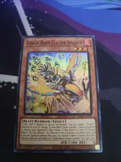 Yu-Gi-Oh Goblin Biker Clatter Sploder PHNI-EN009 1st Edition Super Rare Card NM - Image 1