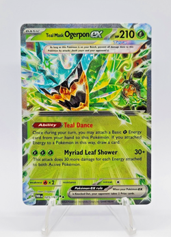 Teal Mask Ogerpon ex # 025 Twilight Masquerade Pokemon TCG Card NM - Image 1