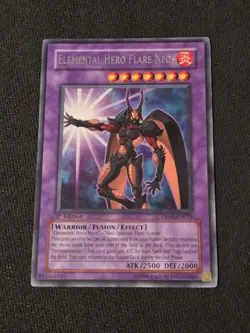 Elemental Hero Flare Neos DP03-EN013 Rare 1st Edition NM Yugioh - Image 1