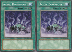 2x YUGIOH Acidic Downpour Phantom Darkness PTDN-EN058 Common Unlimited MP - Image 1