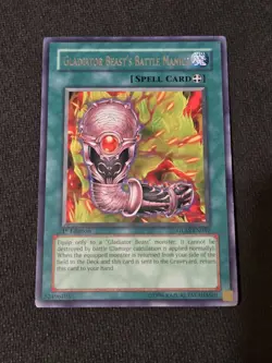 Gladiator Beast's Battle Manica GLAS-EN057 Rare 1st Edition NM Yugioh - Image 1