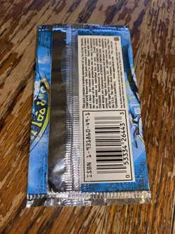 EMPTY Yugioh Booster Pack Wrapper - Legend Of Blue Eyes White Dragon 1st Edition - Image 4