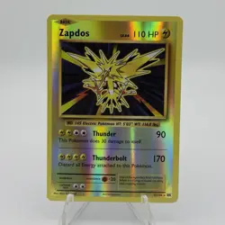 Zapdos 42/108 Reverse Holo Rare Near Mint XY Evolutions Pokemon Card - Image 4