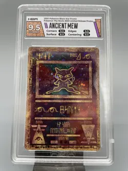 Ancient Mew Movie 2000 Promo Pokemon Card. Graded 9.5 - Image 1