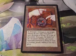 Magic The Gathering 4th Edition 1995 Artifact Amulet Of Kroog - Image 1