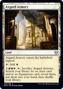 Axgard Armory - Foil - Kaldheim - Near Mint - Image 1