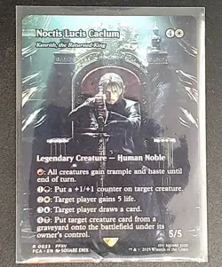 Final Fantasy MTG Noctis Lucis Caelum Borderless #23 Fresh Pull - Image 1