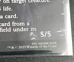 Final Fantasy MTG Noctis Lucis Caelum Borderless #23 Fresh Pull - Image 4