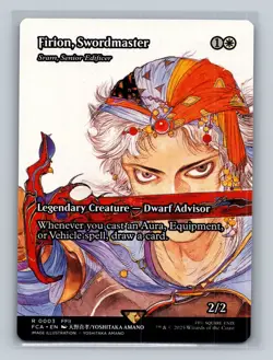 MTG - Firion, Swordmaster - 3 - FINAL FANTASY: Through the Ages - Rare - NM - Image 1