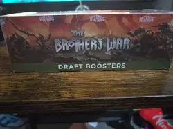 Magic The Gathering The Brothers' War Draft Booster Box 36 Packs -Factory Sealed 195166150581 - Image 1