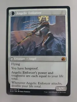 MTG Enduring Angel/Angelic Enforcer Innistrad: Midnight Hunt Regular Mythic - Image 2