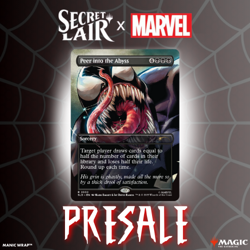 PRESALE Peer into the Abyss #2002 REG MTG Secret Lair Spider-Man Venom (Colors) - Image 1