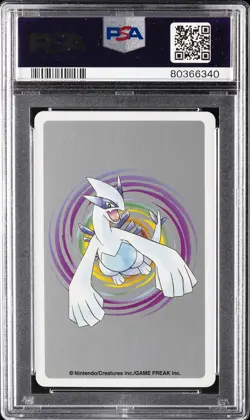 2000 POKEMON SILVER VERSION PLAYING CARDS 6 OF CLUBS #135 JOLTEON PSA 10 - Image 2