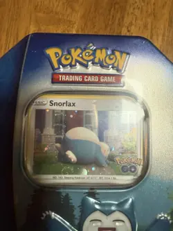 Pokemon GO TCG: Snorlax Tin Box - Factory Sealed - Image 2