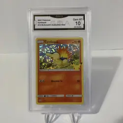 2021 Pokemon McDonald's Collection Promo 10/25 Cyndaquil GMA 10 Gem Mint - Image 1
