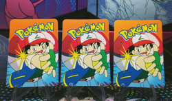 Pokemon Nintendo Vending Prism Holo Vintage Sticker Machop Machamp Machoke rare - Image 2