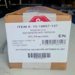 Pokemon ME01 Mega Evolution Booster Box Case SEALED - 6 Booster Boxes Inside 📦 - Image 1