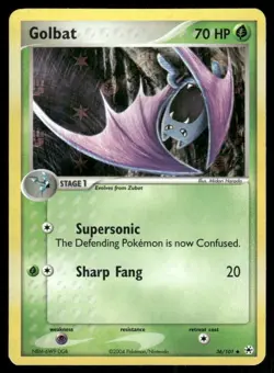 Pokemon Tcg Golbat [Reverse Holo] #36 Pokemon Hidden Legends LP - Image 1