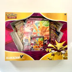 Pokemon TCG Alakazam V Box - Brand New Sealed - Sword Shield Vivid Voltage - Image 1