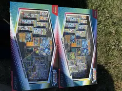 PRISMATIC EVOLUTIONS Lucario EX and Tyranitar EX Premium Collection SHIPS TODAY - Image 1