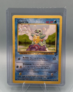 Pokemon TCG MP Squirtle Base Set 2 93/130 Regular Unlimited Common - Image 1