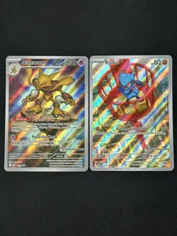 Riolu 010 and Alakazam 009 Pokemon Center Exclusive Promos - Image 1