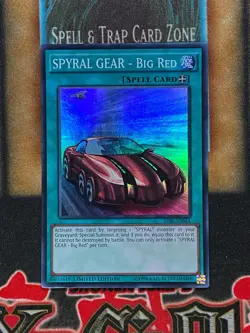 Yugioh SPYRAL GEAR - Big Red TDIL-ENSE4 Super Rare Limited Edition NM - Image 1
