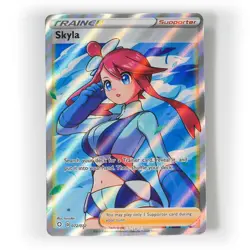Pokemon - Skyla - 072/072 - SWSH Shining Fates - Full Art Trainer Card - Image 1